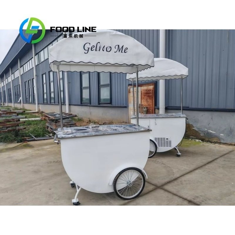 Customized Commercial Mobile V - Hot Dog Vending Cart 评论和价格