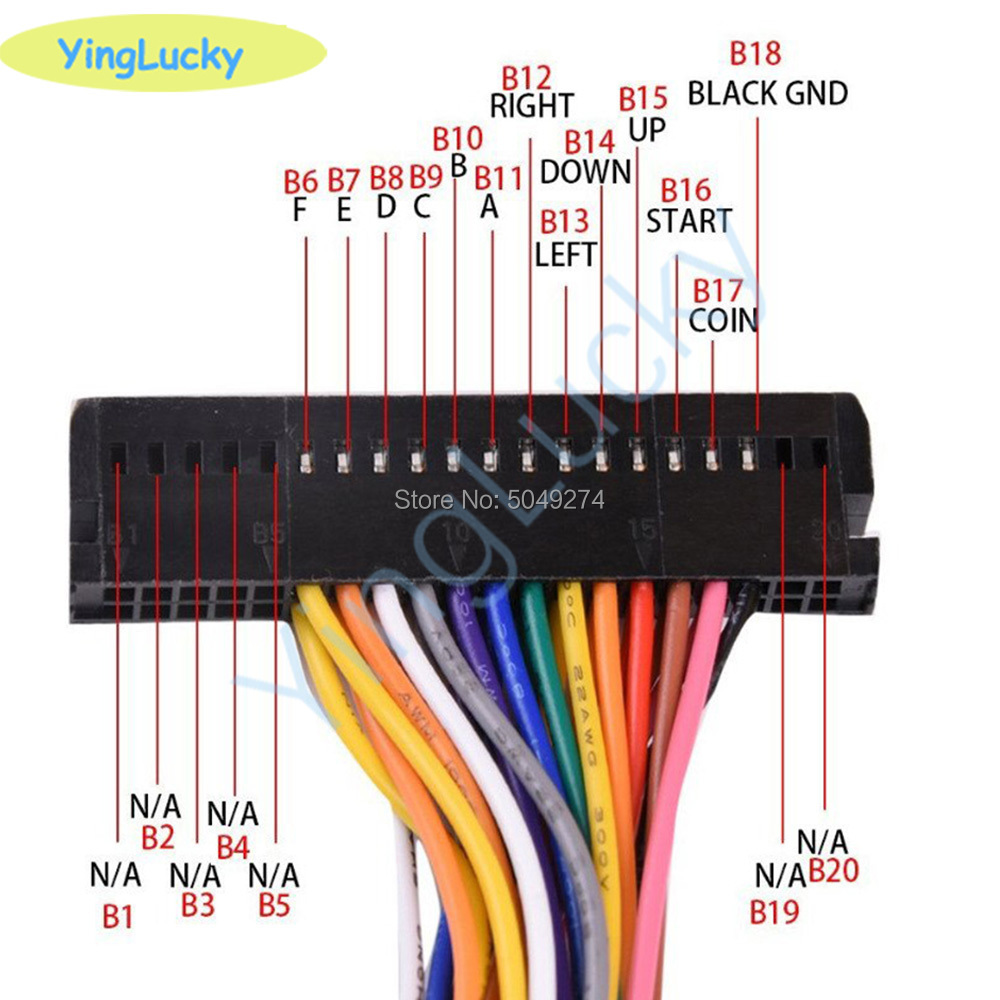 Arcade Cabinet 40-pin Wire Har - Boxing Machine Arcade 评论和价格