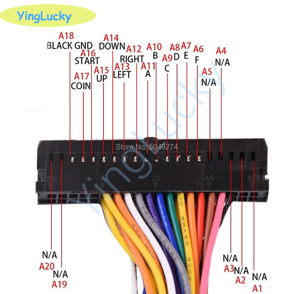 Arcade Cabinet 40-pin Wire Har - Boxing Machine Arcade 评论和价格