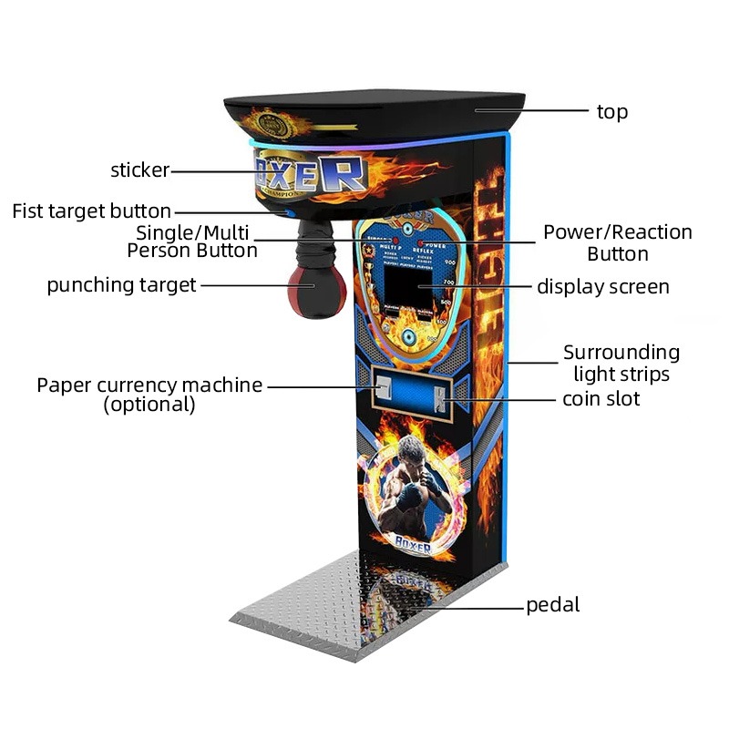 Custom Coin Operated Boxing Pu - Boxing Machine Arcade 评论和价格