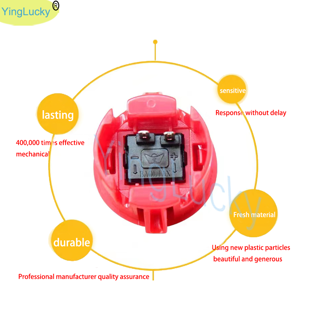 12pcs Arcade Push Button, Sanw - Coin Acceptor Selector 评论和价格