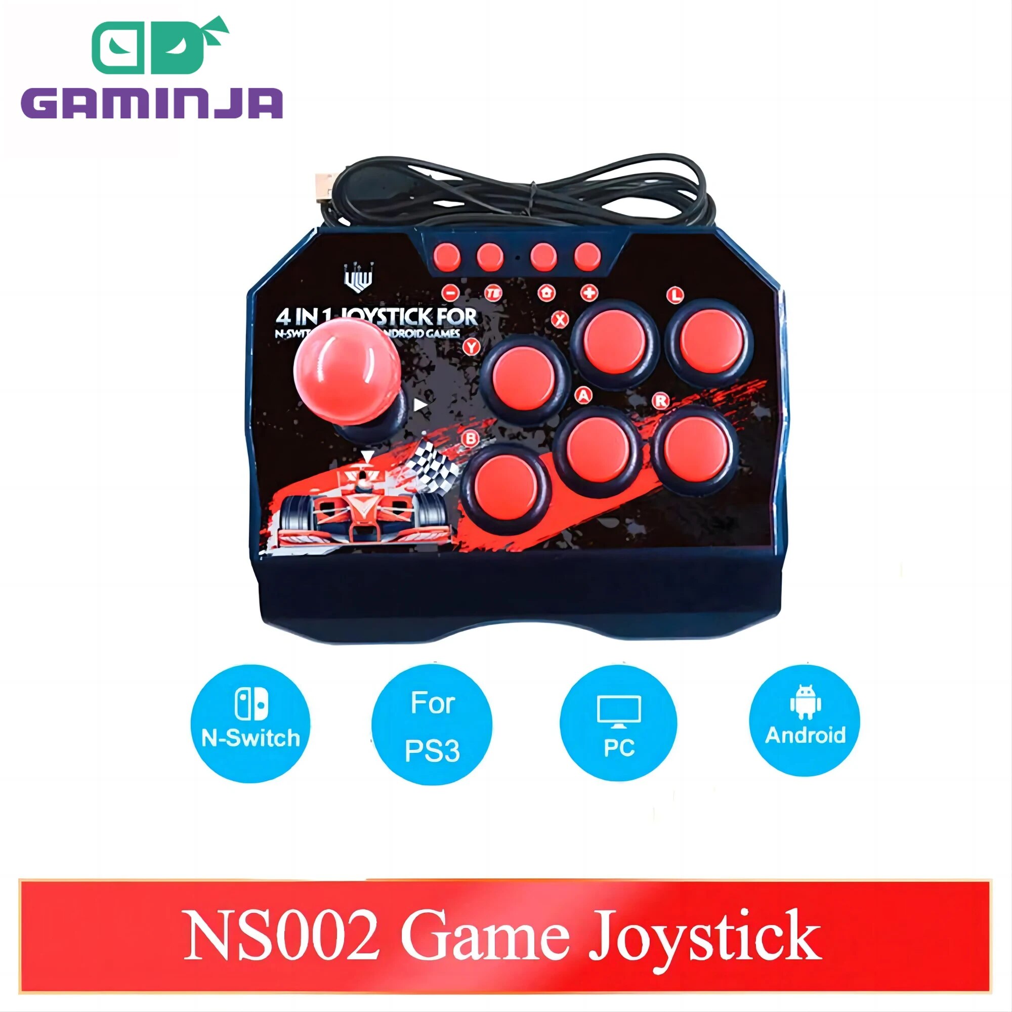 GAMINJA NS002 4 In 1 Retro Arc - Arcade Game Jackpot 评论和价格
