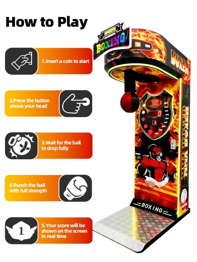 Punching Machine Boxing Arcade - Boxing Machine Arcade 评论和价格