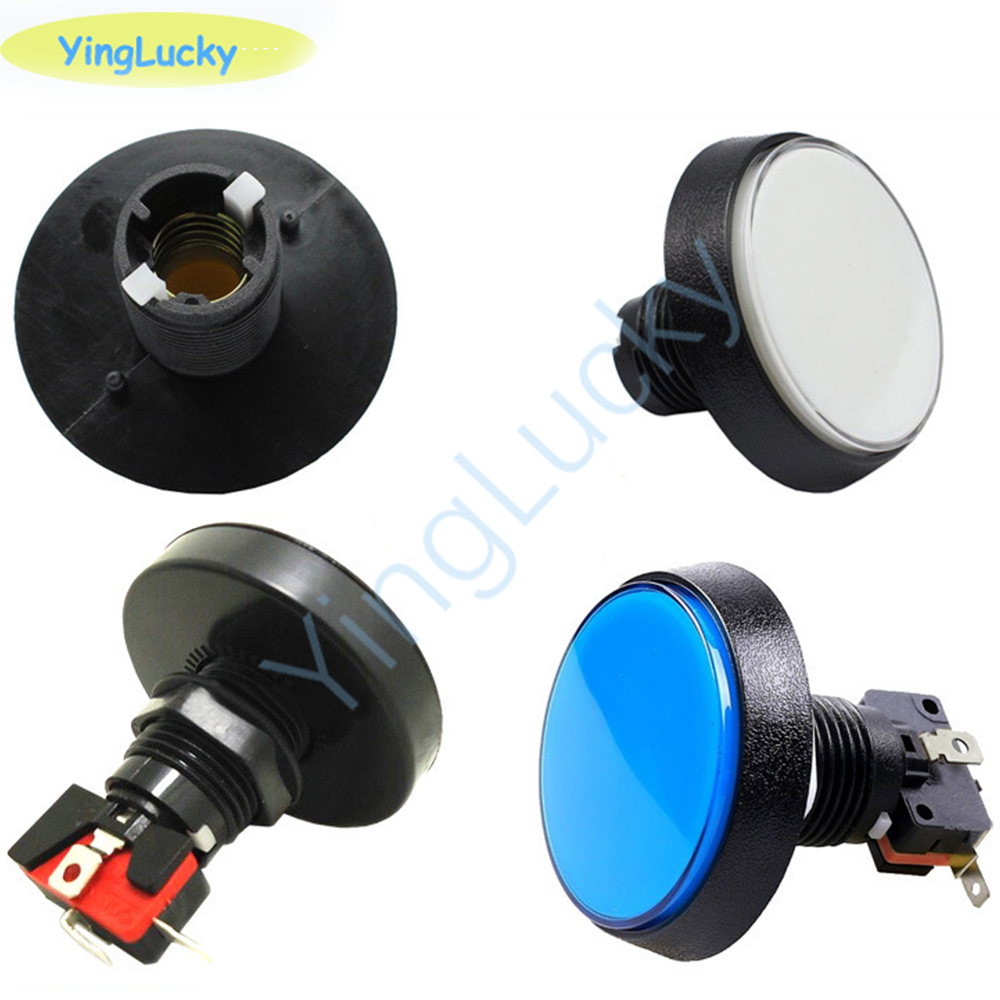 10pcs Arcade Button 60MM  LED  - Coin Acceptor Selector 评论和价格