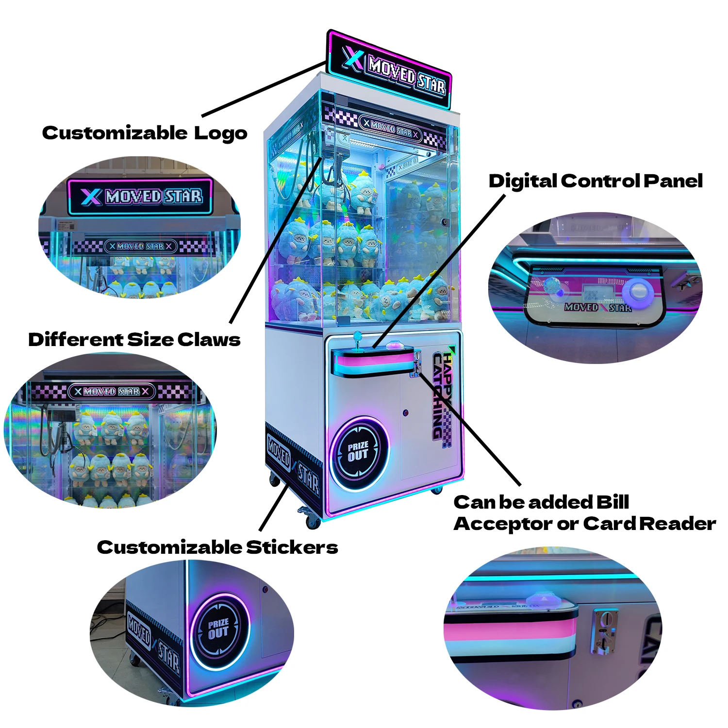 Neofuns Japanese Commercial Ch - Japanese Arcade Vending Machine 评论和价格