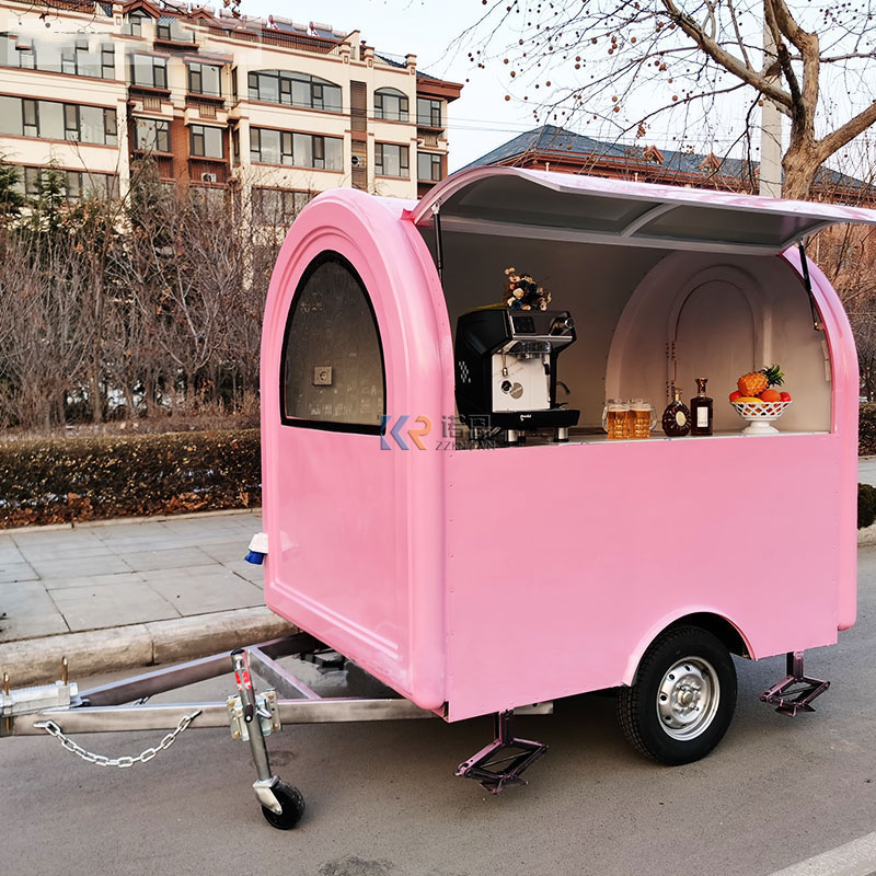 Outdoor Mobile Hot Dog Fast Fo - Hot Dog Vending Cart 评论和价格