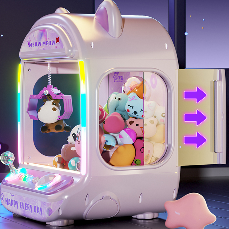 DIY Purple Automatic Doll Mach - Coin Pusher Machine 评论和价格