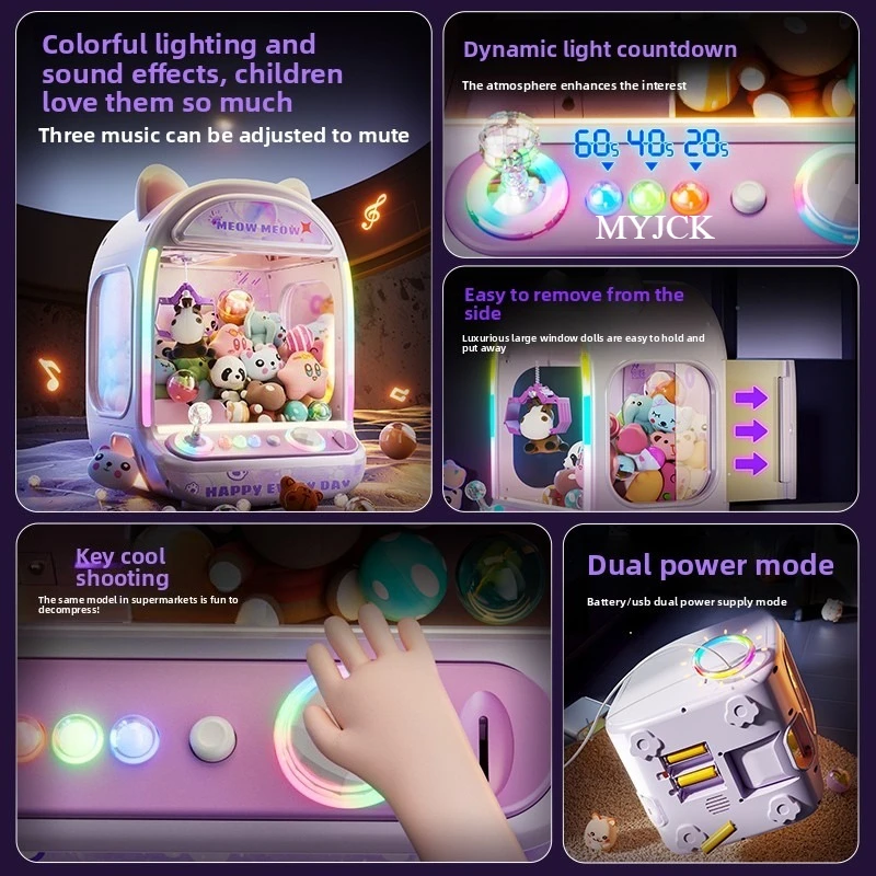 DIY Purple Automatic Doll Mach - Coin Pusher Machine 评论和价格